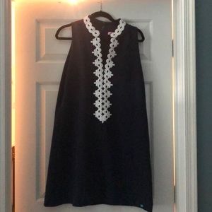 Lily Pulitzer Navy Blue trapeze style dress